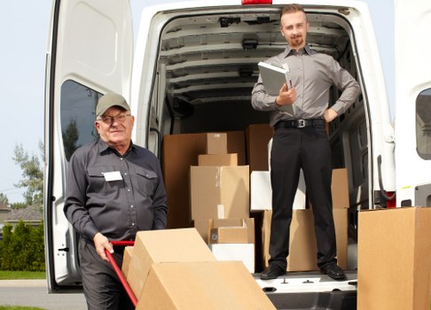 Local removal van service for flat and office moves