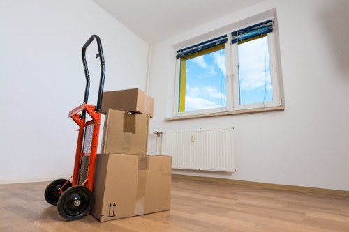 Professional movers handling flat removals in Lambeth