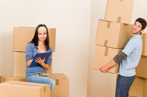 Commercial packing and unpacking support for a Lambeth office relocation